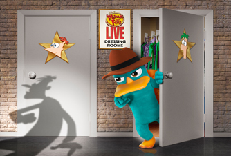 Phineas and ferb live at the toyota center